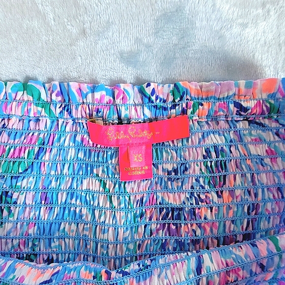 NWOT LILLY PULITZER Soren ruffle 2piece skirt set in Happy As A Clam - Picture 9 of 11